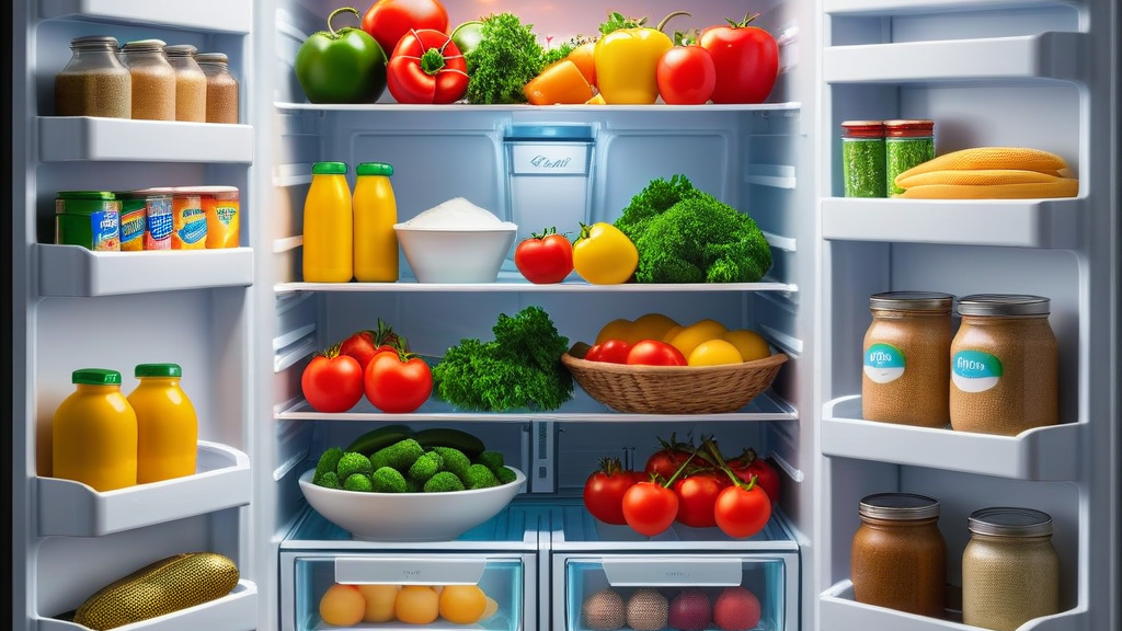 Kühlschrank voller Essen
